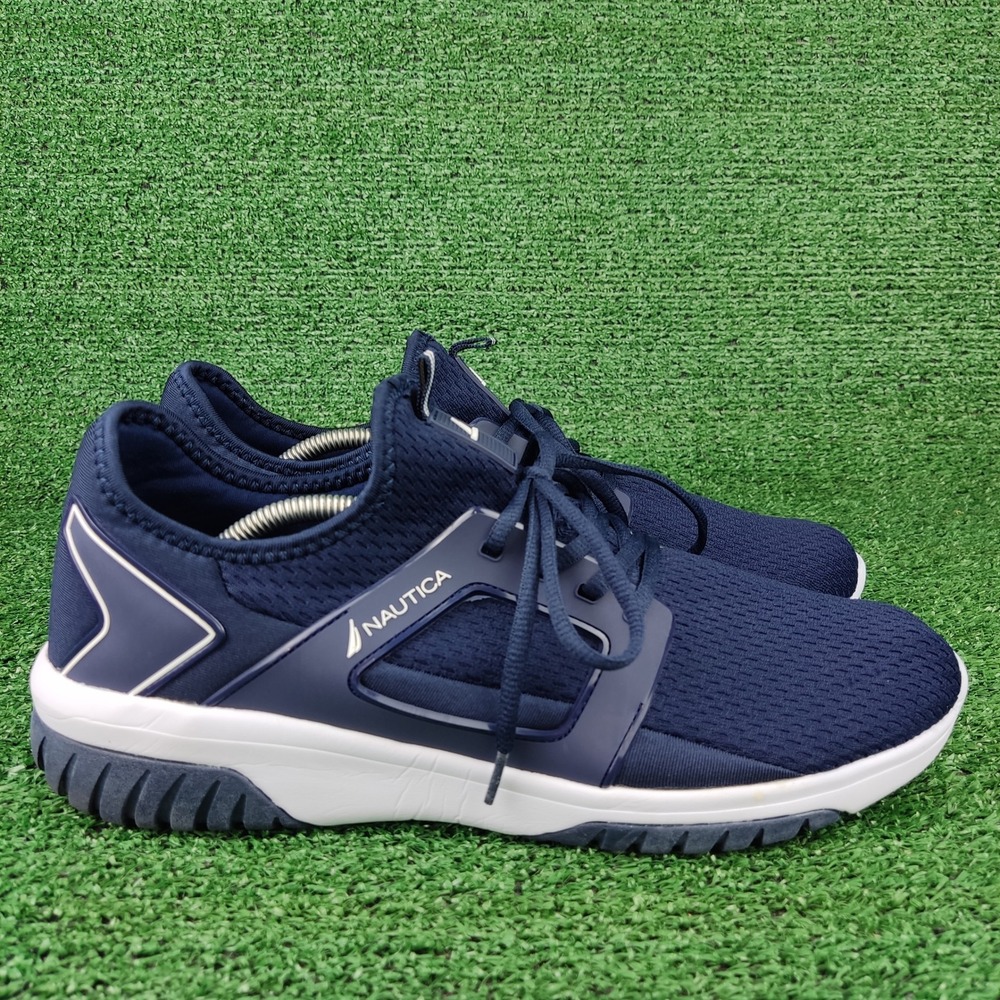 Nautica Sneakers Mens 13 Blue Mesh Athletic Lace Up Low Top Trainers HP6650